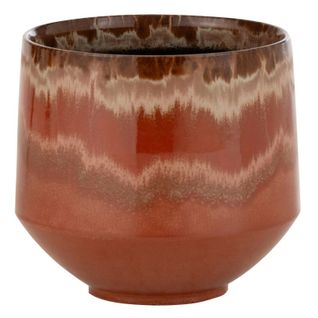 Cache-pot En Céramique "aline" 21cm Rouge