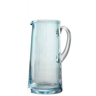 Carafe En Verre Design "lignes" 1,5l Bleu