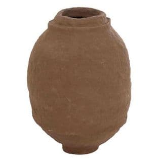 Vase Design "papier Mâché" 59cm Marron