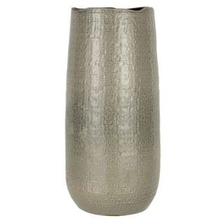 Vase En Céramique Design "yuella" 50cm Gris