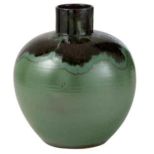 Vase Design En Céramique "aline" 45cm Vert