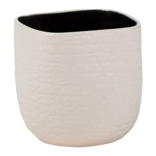 Cache-pot En Céramique "audrey" 18cm Blanc