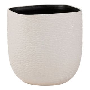 Cache-pot En Céramique "audrey" 30cm Blanc