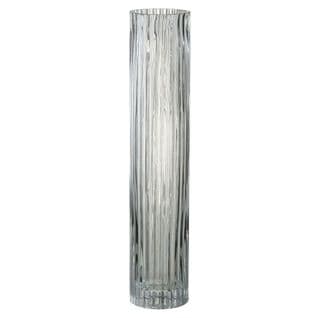 Vase Design "lignes Verre" 40cm Transparent
