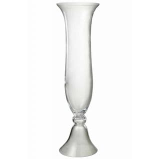 Vase Design En Verre "elsa" 99cm Transparent