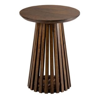 Table D'appoint Design En Bois "vincent" 40cm Marron