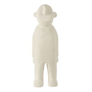 Statuette Déco En Bois "ngurah" 40cm Blanc