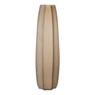 Vase Design En Verre Ligne "hayden" 62cm Marron Clair