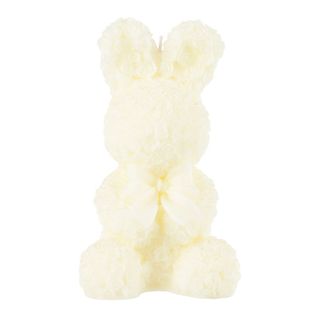 Bougie Parfumée Déco "lapin" 23cm Blanc