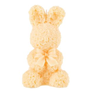 Bougie Parfumée Déco "lapin" 23cm Jaune