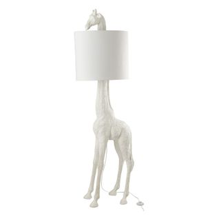Lampadaire Design Girafe "kurtis" 179cm Blanc