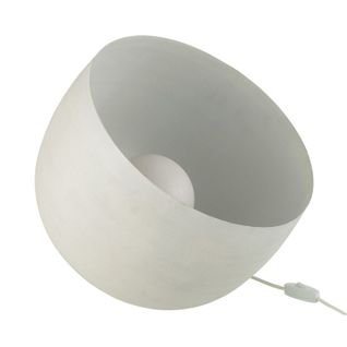 Lampe à Poser En Métal "mila" 32cm Blanc