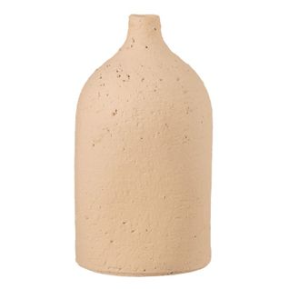 Vase Bouteille En Céramique "enya" 28cm Beige