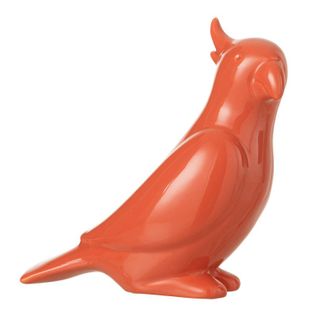 Statuette Déco "perroquet" 24cm Orange