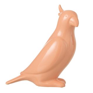 Statuette Déco "perroquet" 31cm Pêche
