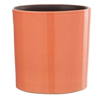 Cache-pot En Céramique Design "flek" 20cm Orange