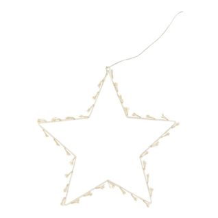 Décoration De Noël à LED "étoile" 40cm Blanc