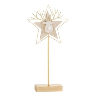Décoration De Noël à LED "renne Étoilé" 50cm Or