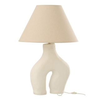 Lampe à Poser Design "bali Bliss" 70cm Blanc