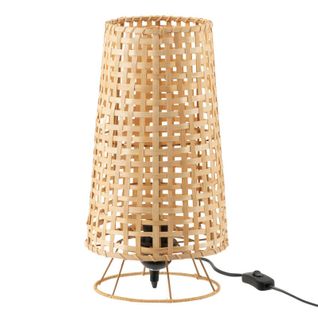 Lampe à Poser En Rotin "léna" 36cm Naturel