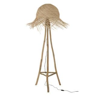 Lampadaire En Rotin "branches" 177cm Naturel