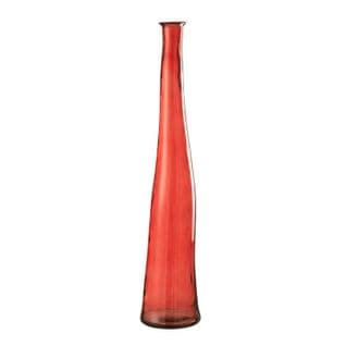 Vase En Verre "noah" 100cm Rouge
