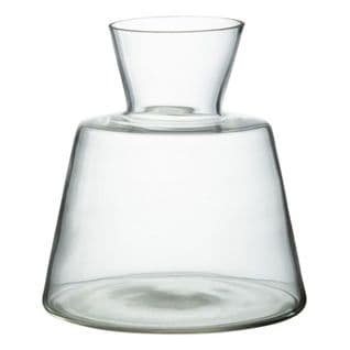 Vase Évasé En Verre "conique" 20cm Transparent