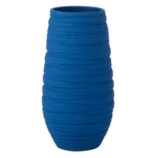 Vase En Céramique "fiesta" 55cm Bleu