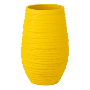 Vase En Céramique "fiesta" 40cm Jaune