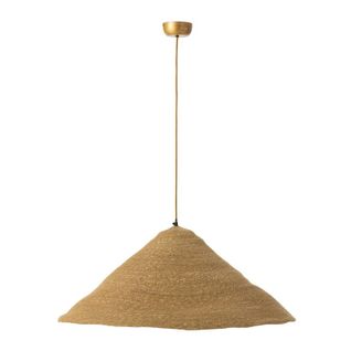 Lampe Suspension Chapeau "moonj" 80cm Naturel