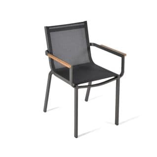 Fauteuil De Jardin Aluminium Et Bois Ticao