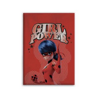 Plaid Polaire Miraculous Ladybug "girl Power" - 100 X 140 Cm