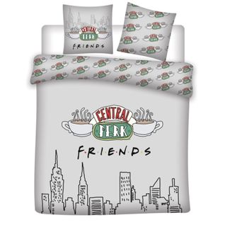 Parure De Lit Double Réversible Friends - Central Perk - 220 Cm X 240 Cm