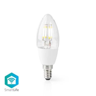 Ampoule LED Intelligente Wi-fi - E14 - C37 - 5 W - 400 Lm - Blanc