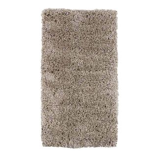 Tapis à Poils Longs Toucher Laineux Gris Beige 60x110 - Luxus