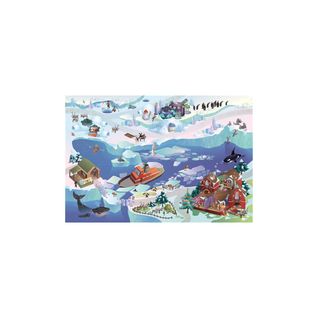 Tapis Enfant 100x150 Banquise Multicolore