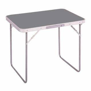 Table De Camping Pliable Avec Cadre En Métal 80x60xh70 Cm