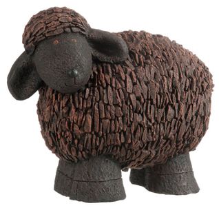 Statuette Déco "mouton" 56cm Marron et Noir