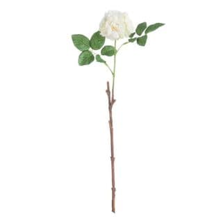 Fleur Artificielle "rose Sauvage" 45cm Blanc