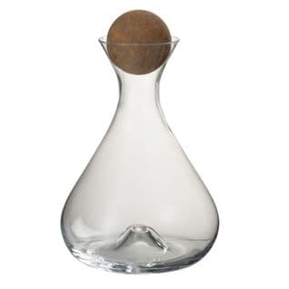 Carafe et Bouchon Design "verra" 27cm Transparent