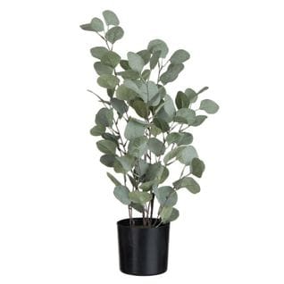 Plante Artificielle En Pot "eucalyptus" 60cm Vert