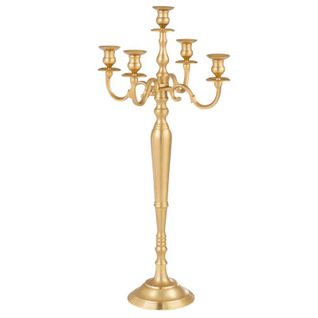Chandelier Déco "5 Supports" 97cm Or
