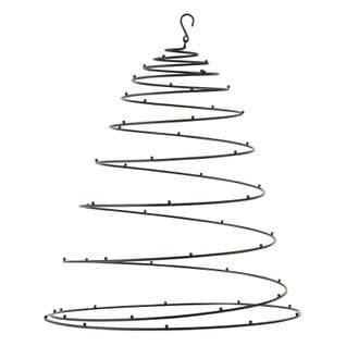 Sujet De Noël "spirale Suspendue" 50cm Noir