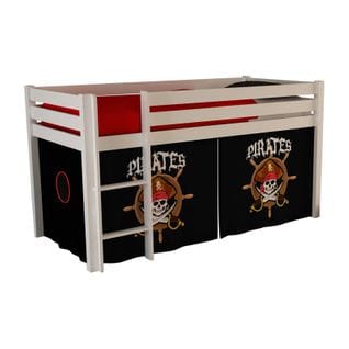 Lit Enfant "pino Pirates Ii" 90x200cm Blanc