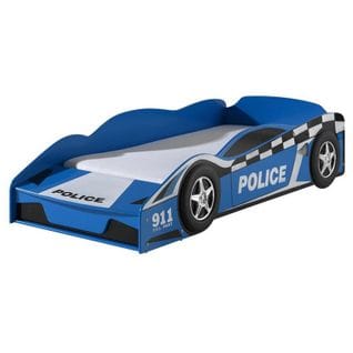 Lit Enfant "police" 70x140cm Bleu