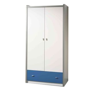 Armoire 2 Portes "bonny" 202cm Bleu