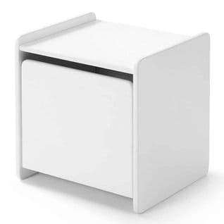 Table De Chevet Enfant "kiddy" 40cm Blanc