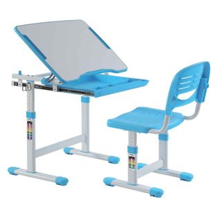 Bureau et Chaise Enfant "comfortline" 66cm Bleu