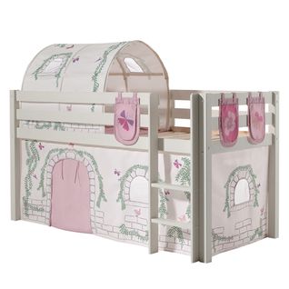 Pack - Lit Enfant, Tente, Tunnel et 3 Pochettes "pino Birdy" Blanc