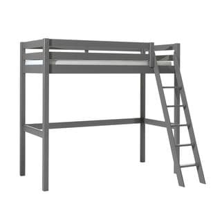 Lit Mezzanine Enfant "pino" 90x200cm Gris